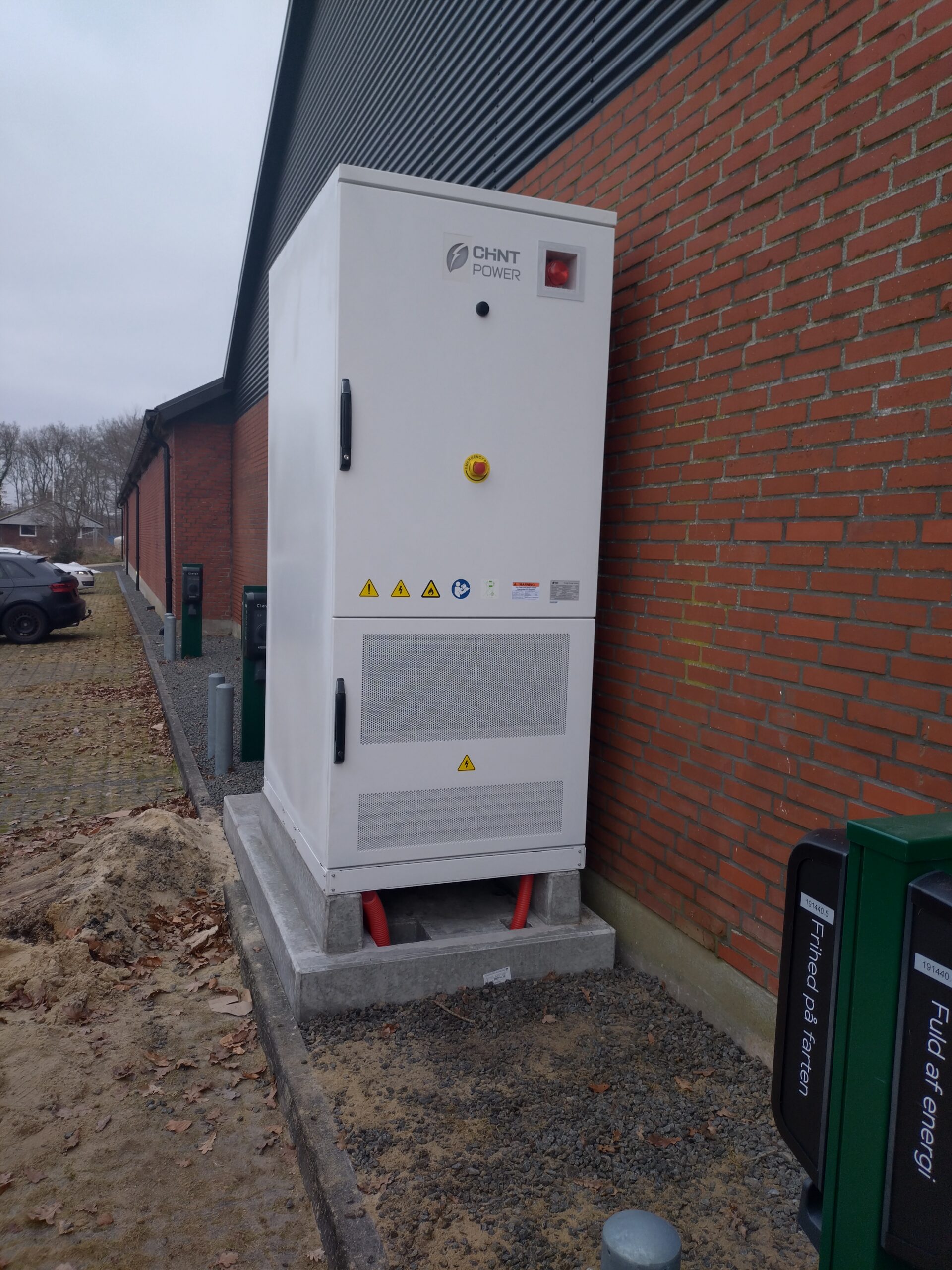 Fanwave batterianlæg i drift
