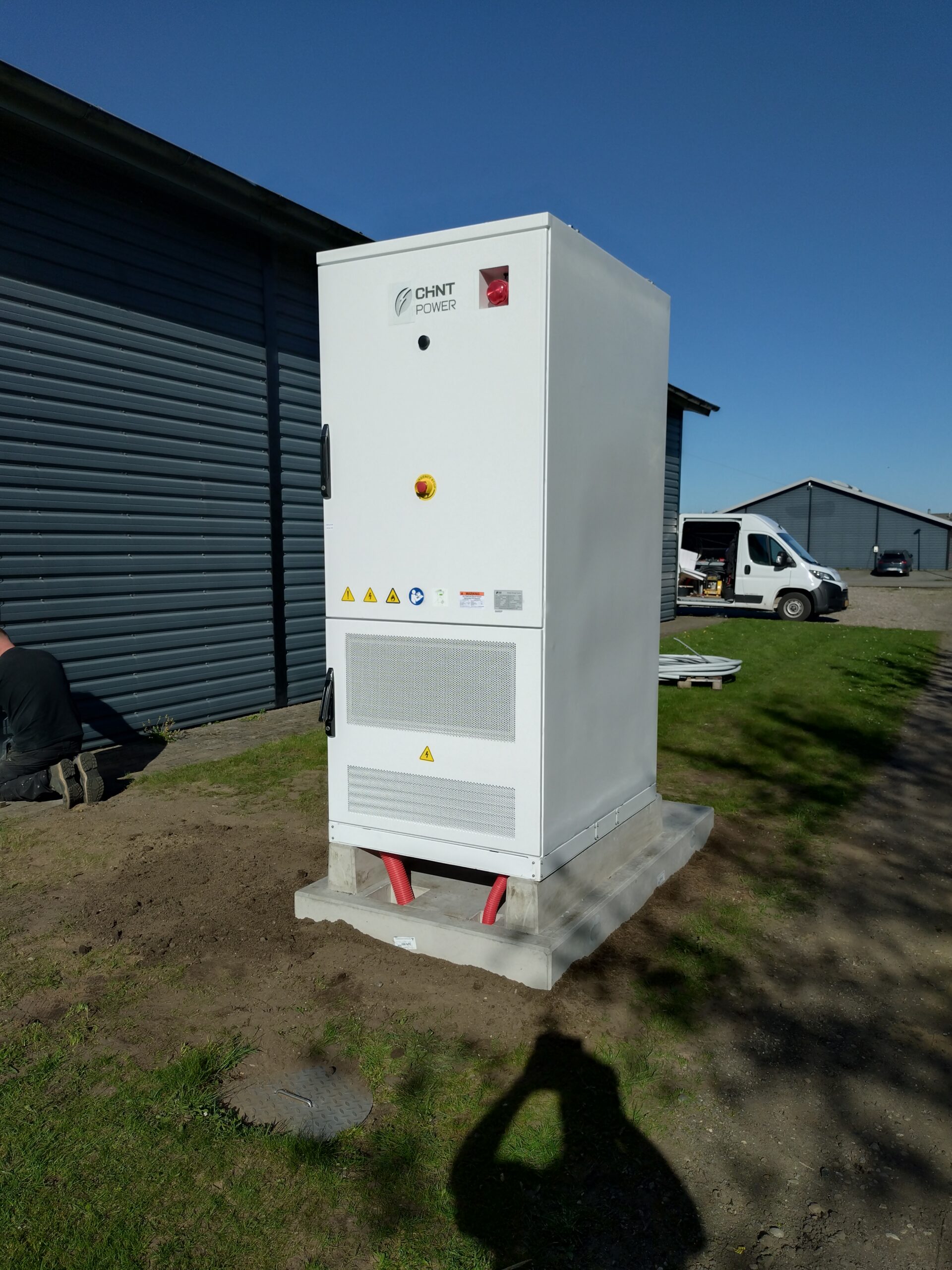 Fanwave batterianlæg i drift