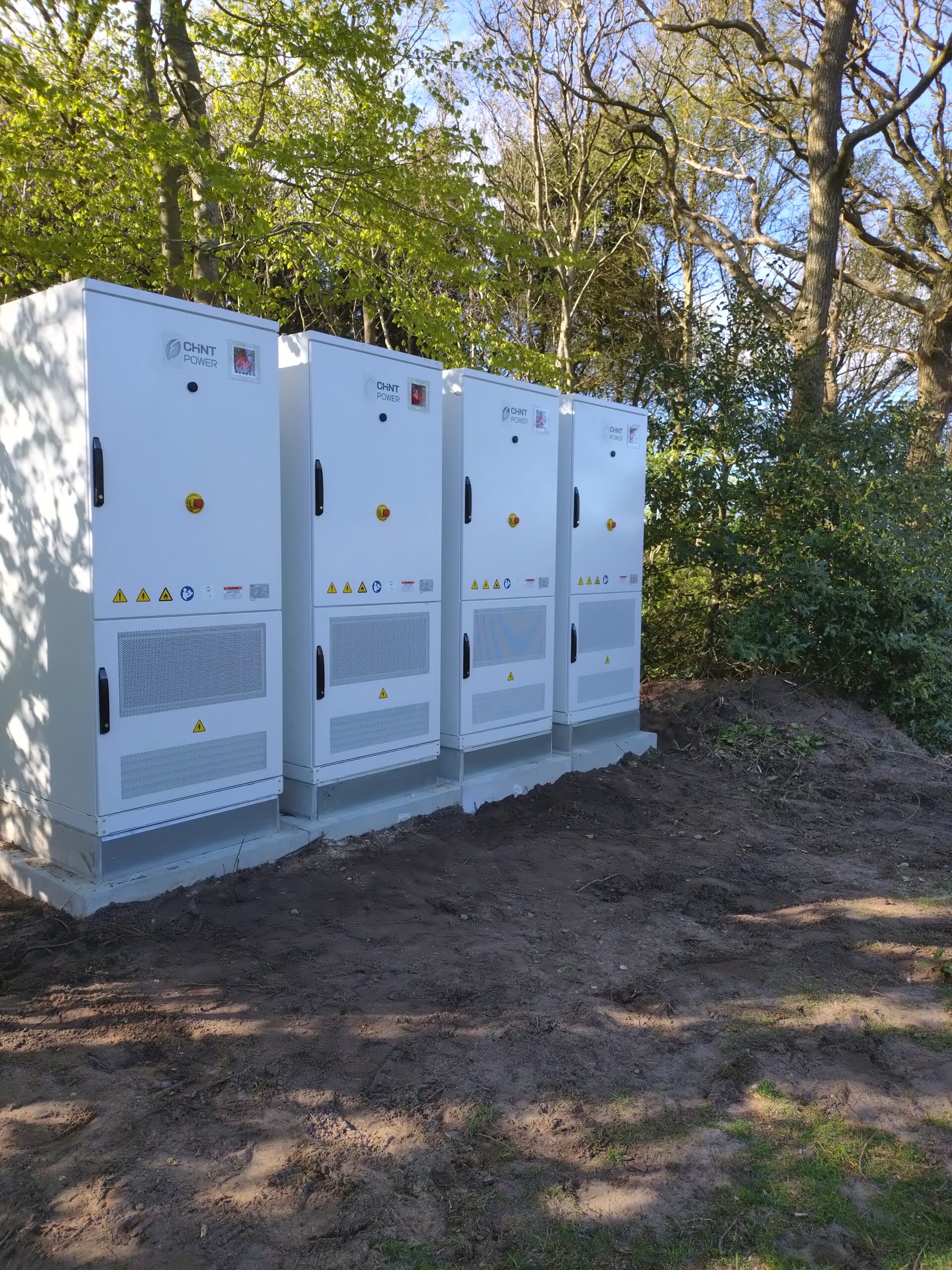Fanwave batterianlæg i drift