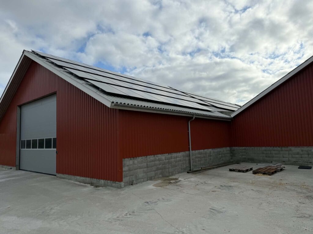Smedsgaard Agro, Grønkjærvej 29 50 kWp ekstra sol + 261 kWh BESS